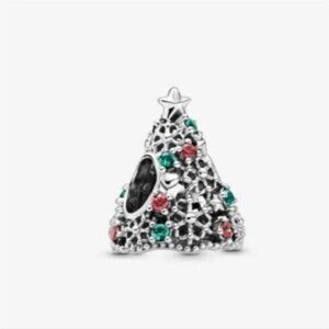 ✅NEW Pandora Glitter Christmas Tree Charm